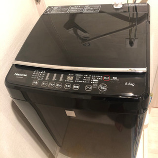 Hisense 洗濯機(5.5kg) 説明書付です！の画像