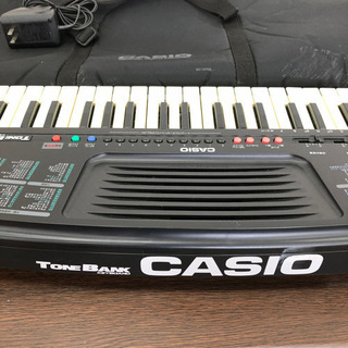 無料！中古品☆CASIOカシオ☆キーボード☆TONEBANK☆ＭＡ-120☆ソフトケース付き♪の画像