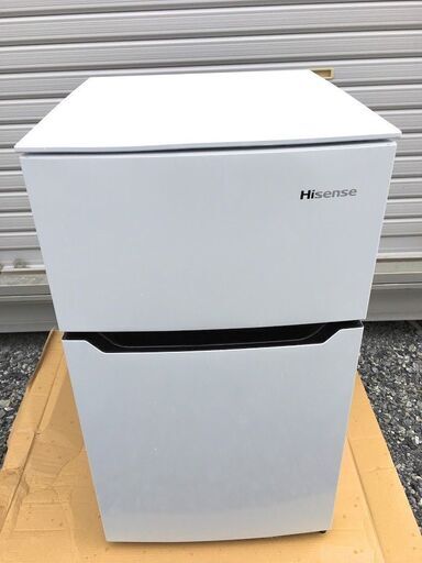 ハイセンス 冷凍冷蔵庫(幅48.1cm) 93L 2ドア 右開き ホワイト HR-B95A  2020年製  美品