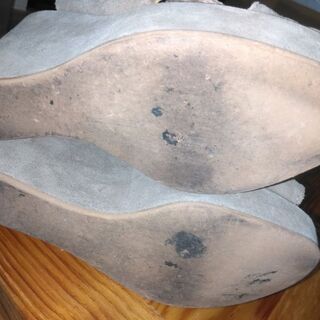 厚底サンダルベージュ　中古品　クリーニング済みの画像