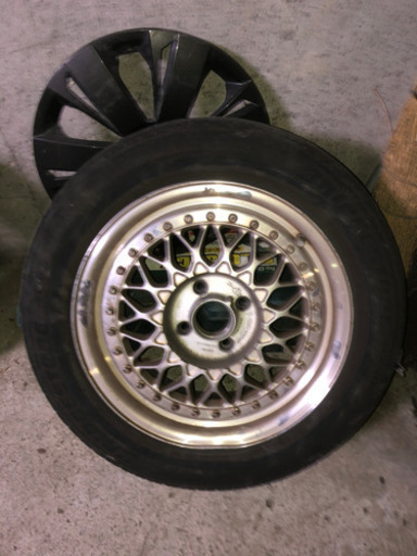BBS 15インチアルミ　タイヤ付き