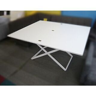 展示品【BoConcept Rubi 昇降式 伸長式 アジャスタブルテーブル】マットホワイト 北欧家具 ボーコンセプト ルビ ダイニングテーブル コーヒーテーブル 昇降テーブル 伸長テーブル 札幌 本郷通店