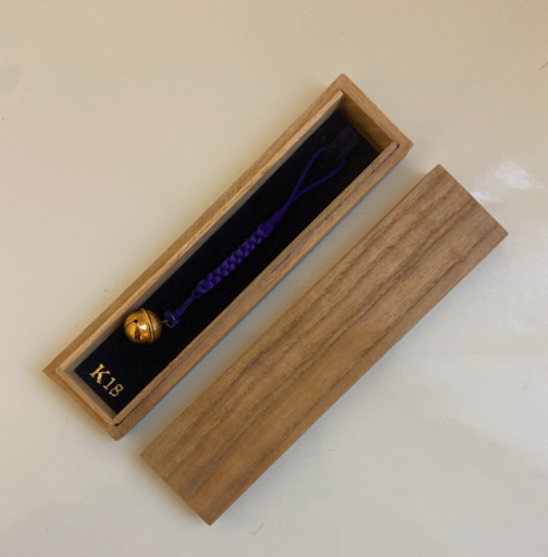 K18 金の鈴 根付