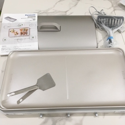 パナソニック　ホットプレート　ＩＨ　Panasonic KZ-CX1-W 一回のみ使用