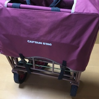 キャプテンスタッグ・キャリーワゴン未使用キャンプに‼️取引中‼️