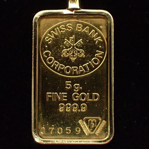 E349 ネックレストップ チャーム K24 5g K18 0.9g 9999