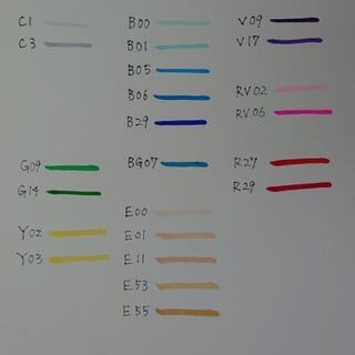 【終了】コピックスケッチ 24色 ＋おまけの画像