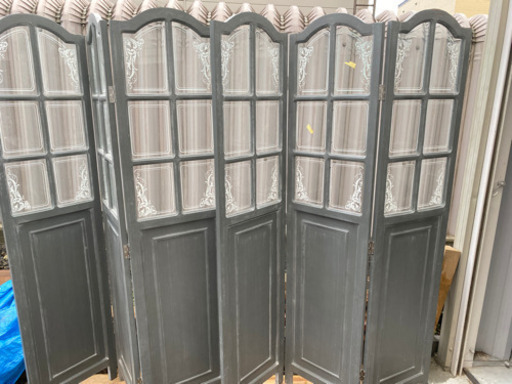 値下げしました。木製パーテーション　　２つセット