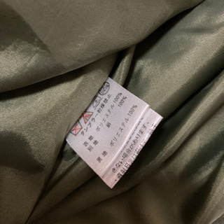 カーキ　膝丈　スカート　サイズ36の画像