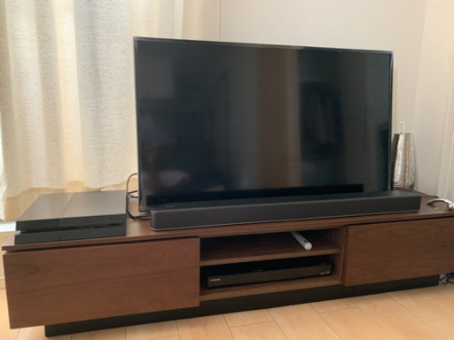 ニトリ　テレビ台　ブラウン