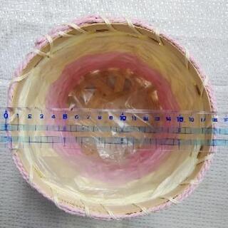 未使用品　竹製品　植木鉢カバーの画像
