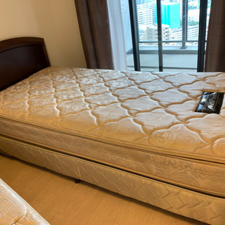 大塚家具　Kingsdown ベッド　シングル　2台の画像