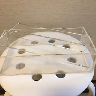 無印良品 アクリルティッシュケース 