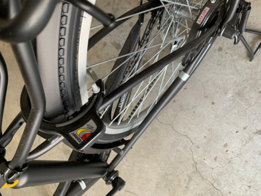 美品 シティサイクル26インチ黒