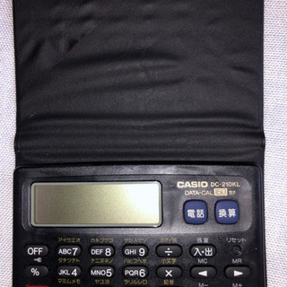 CASIO DC-210KL DATA-CAL150カナの画像