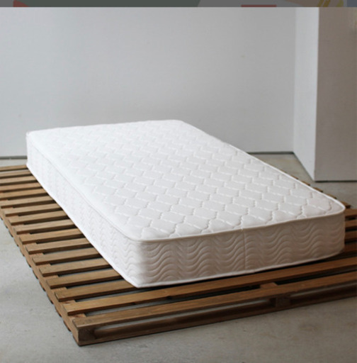 【値下げ】シングルサイズすのこベット&マットレス