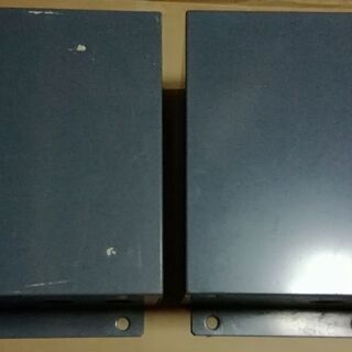 プルボックス(配電盤？)　蓋ネジ留めなし　グレー　2個一組の画像