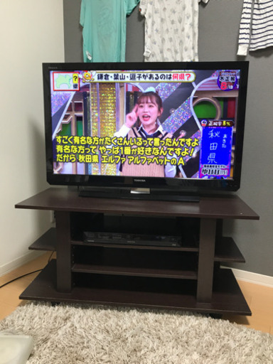 【再値下げ！！】40インチREGZAテレビ&テレビボード　※別売り可