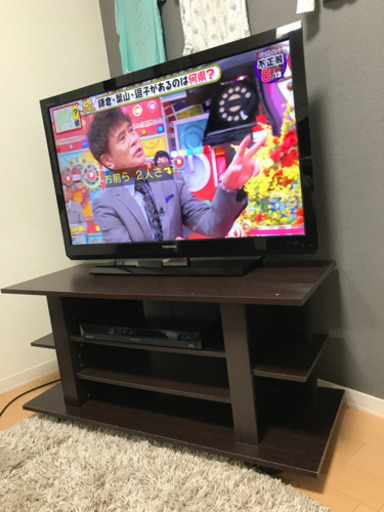 【再値下げ！！】40インチREGZAテレビ&テレビボード　※別売り可