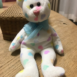 ぬいぐるみ ty くま ビーニーベイビーズ  ハートファンシー