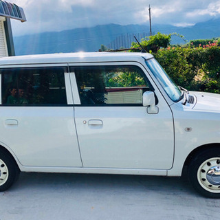 スズキ　ラパン　4WD ターボ AT パールホワイトの画像
