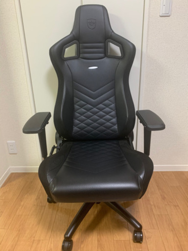 【最終値下げ】noblechairs EPIC ゲーミングチェア【 ブラック 】