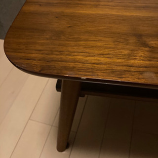【9月28日(月)までのお引渡し】お洒落 ローテーブル 木製 折りたたみの画像