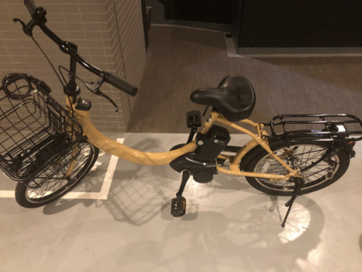 【ほぼ未使用・超美品】電動アシスト自転車 SW 20型 8Ah ギアなし デザートイエロー