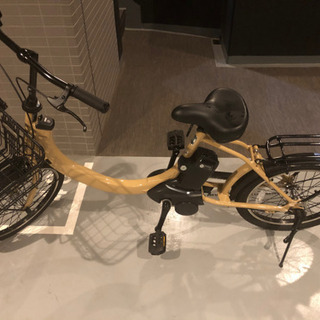 【ほぼ未使用・超美品】電動アシスト自転車 SW 20型 8Ah ギアなし デザートイエロー