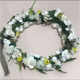 ハワイ　本格的な花冠♡ お花ぎっしり！