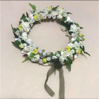 ハワイ　本格的な花冠♡ お花ぎっしり！の画像