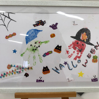 手形＆足形アートでハロウィン🎃