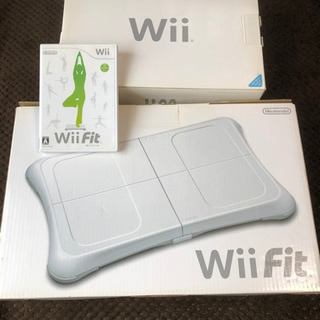 Wii本体とWiiフィット