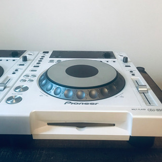 【美品】Pioneer ターンテーブル CDJ-850 白　2台セットの画像