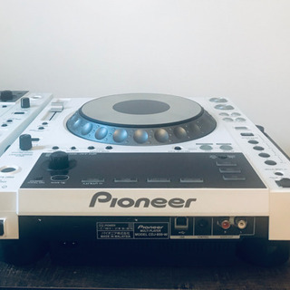 【美品】Pioneer ターンテーブル CDJ-850 白　2台セットの画像
