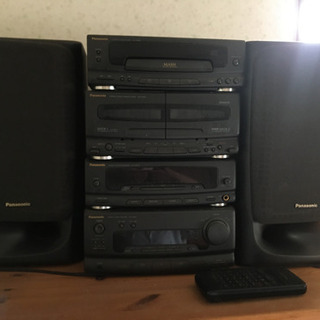 Ｐanasonic コンポ🎶リモコン、取扱説明書付き！