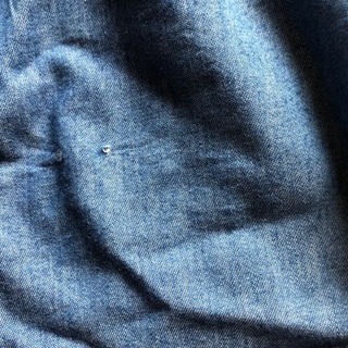 ベビー服　スモック90cm デニム素材の画像