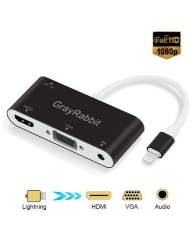 iPhone HDMI 変換アダプタ