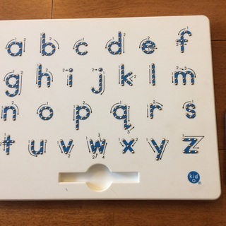 アルファベット練習用マグネット・タブレット（小文字用）の画像