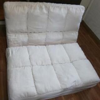 高反発ソファーベッドシングルSLEEpleアイボリー