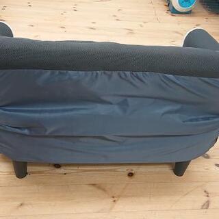 2人掛け  ソファー  黒 ブラック  の画像