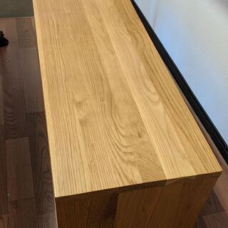 無印良品　ダイニングベンチの画像