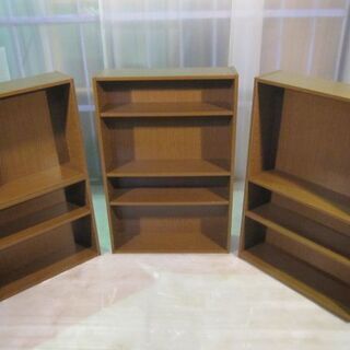 本棚（ロータイプ）　3点セット　【美品】