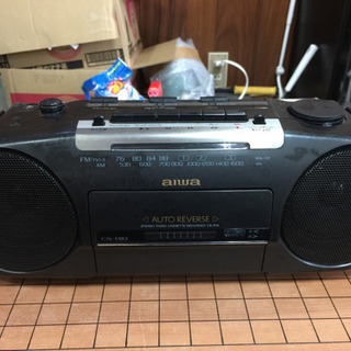 aiwaラジカセ