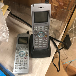 ビジネスフォン　電話　コードレスフォン二台　