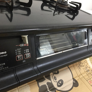 【引き渡し先決定】LPガス用 ガスコンロ 水なしタイプの魚グリルの画像