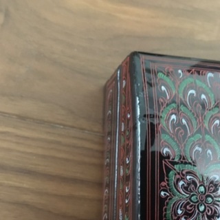 タイ　漆細工小物入れの画像