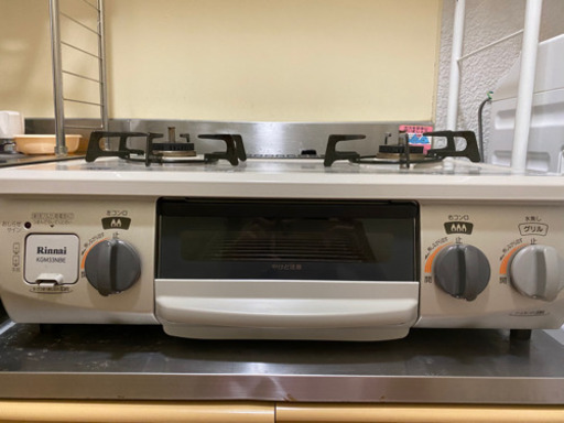【美品】ガスコンロ リンナイ Rinnai KG34NBEL-13A