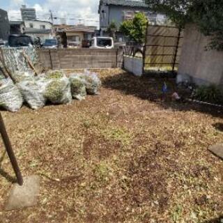 草刈り、木の伐採など