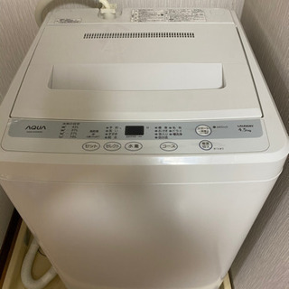 【追記あり、至急】AQUA 4.5kg 2012年製　洗濯機